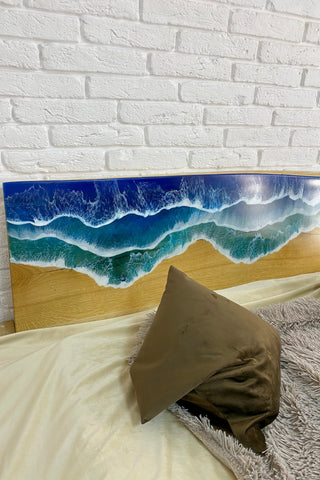 Ocean Resin Headboard