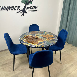 Geode Epoxy Dinning Table