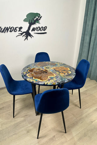 Geode Epoxy Dinning Table