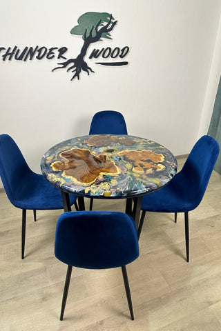 Geode Epoxy Dinning Table