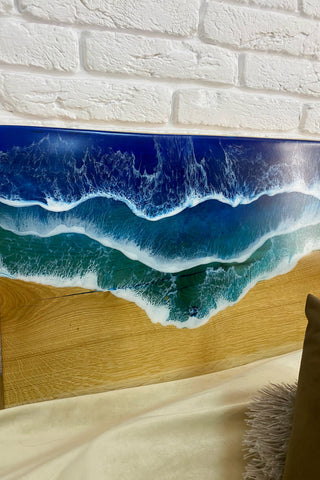Ocean Resin Headboard