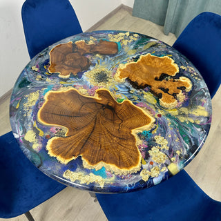 Geode Epoxy Dinning Table