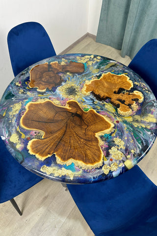Geode Epoxy Dinning Table