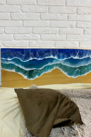 Ocean Resin Headboard