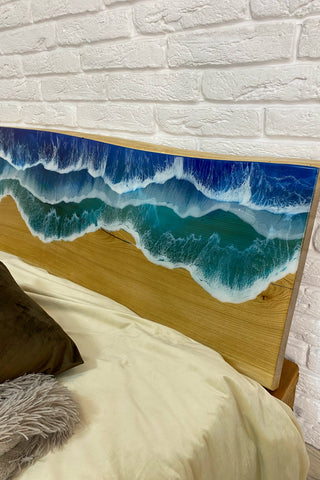 Ocean Resin Headboard