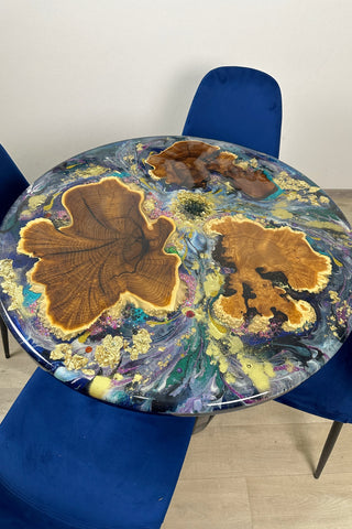 Geode Epoxy Dinning Table