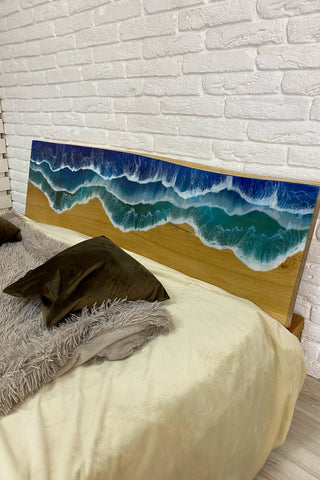 Ocean Resin Headboard