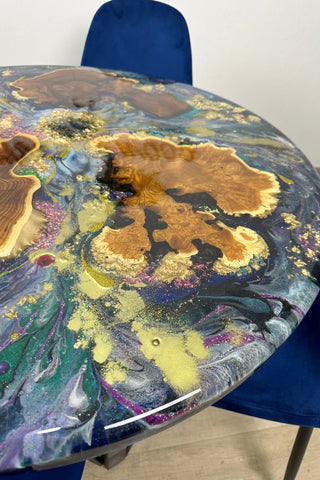 Geode Epoxy Dinning Table