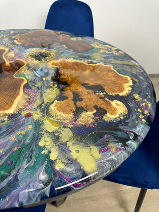 Geode Epoxy Dinning Table
