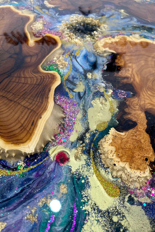 Geode Epoxy Dinning Table