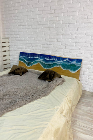 Ocean Resin Headboard