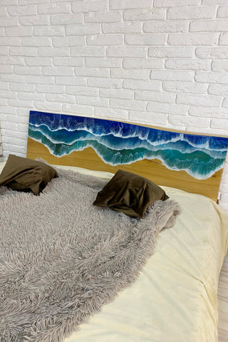 Ocean Resin Headboard