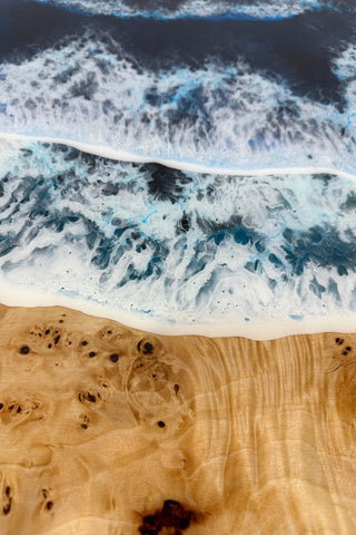 Wasserfall-Ozean-Kunstwerk-Schreibtisch