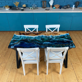 Esstisch aus Pappelholz Ocean