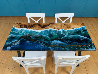 Esstisch aus Pappelholz Ocean