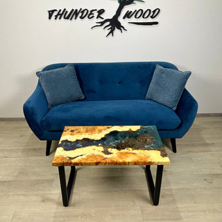 Epoxidtisch mit Strandmotiv