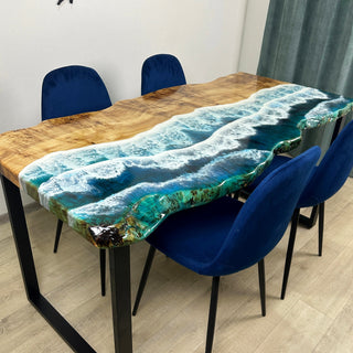 Blue Ocean Art Dining Table