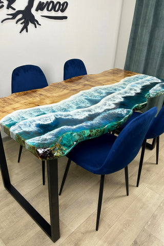Blue Ocean Art Dining Table