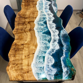 Blue Ocean Art Dining Table