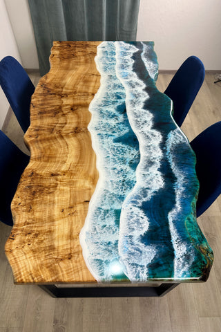 Blue Ocean Art Dining Table