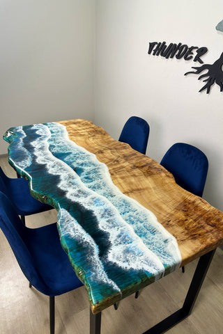 Blue Ocean Art Dining Table