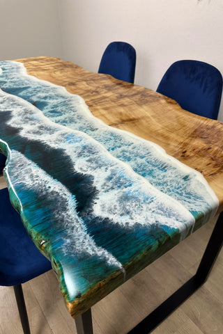 Blue Ocean Art Dining Table