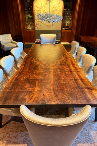 American Black Walnut Slab Conference table