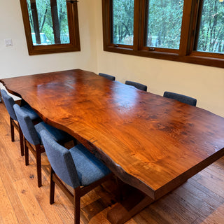 American Redwood Slab Conference table Dining Table