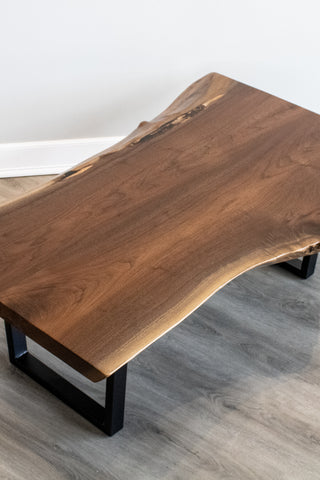 Live Edge Walnut Coffee Table