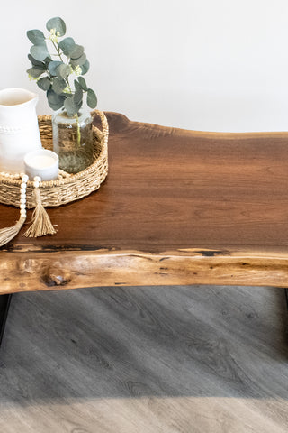 Live Edge Walnut Coffee Table
