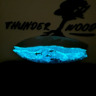 Ocean surfboard wall art