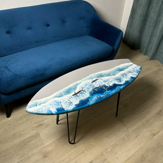 Im Dunkeln leuchtendes Ozean-Surfbrett aus Kunstharz