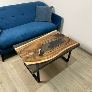 Black Walnut Epoxy River Coffee Table