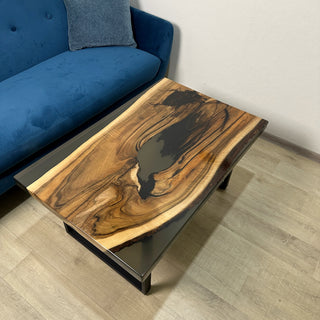 Black Walnut Epoxy River Coffee Table