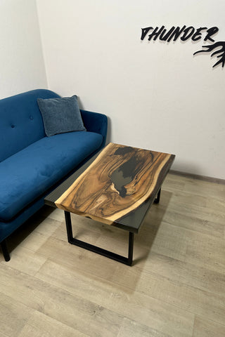 Black Walnut Epoxy River Coffee Table