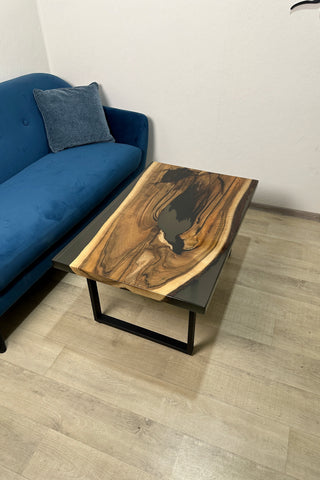 Black Walnut Epoxy River Coffee Table