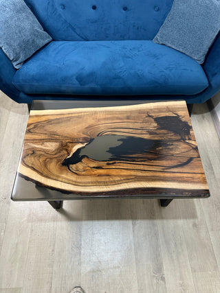 Black Walnut Epoxy River Coffee Table