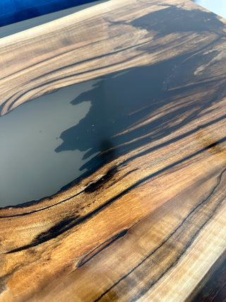 Black Walnut Epoxy River Coffee Table