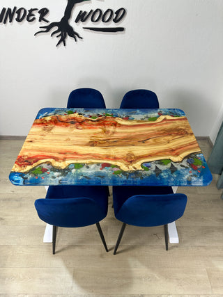 Resin Dining with Sea Creatures