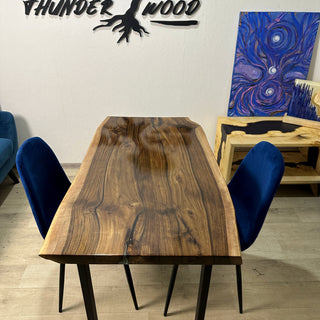 Live Edge Walnut Dining Room Table