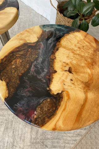Set of 2 Epoxy Resin Coffee Table