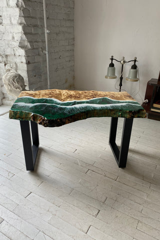 Couchtisch aus Kunstharz „Ocean Wave“