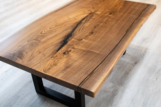 Black Walnut Live Edge Coffee Table 48x32" H20"