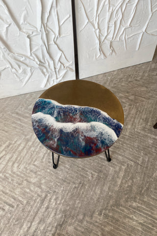 Epoxy Ocean Art Coffee Table