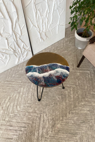 Epoxy Ocean Art Coffee Table