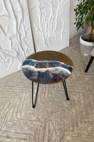 Epoxy Ocean Art Coffee Table