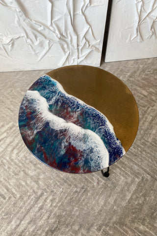 Epoxy Ocean Art Coffee Table