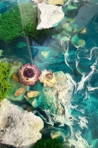 Ocean Art Resin River Dining Table