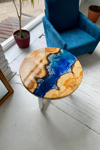 Maple Epoxy River Coffee Table