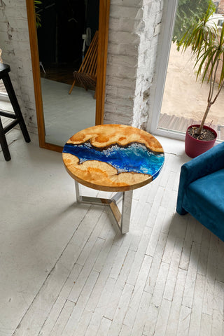 Maple Epoxy River Coffee Table